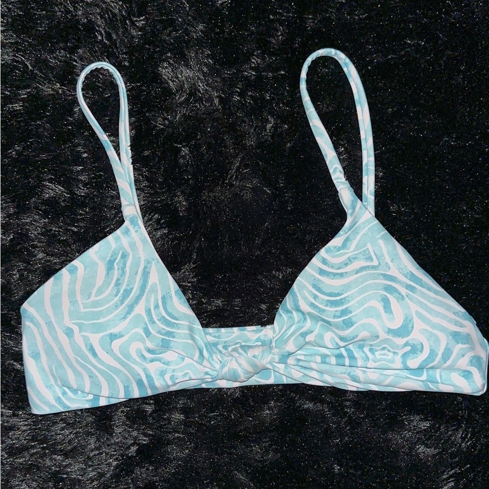 teal bikini top